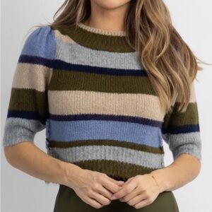 Nordstrom Olive Knit Top